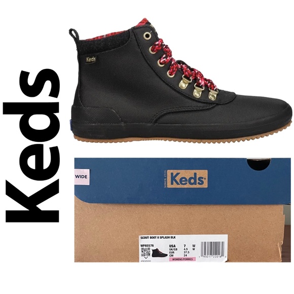 KEDS lightweight Scout II SPLASH Water Resistant Boots | Size: 7 Wide - Picture 1 of 15